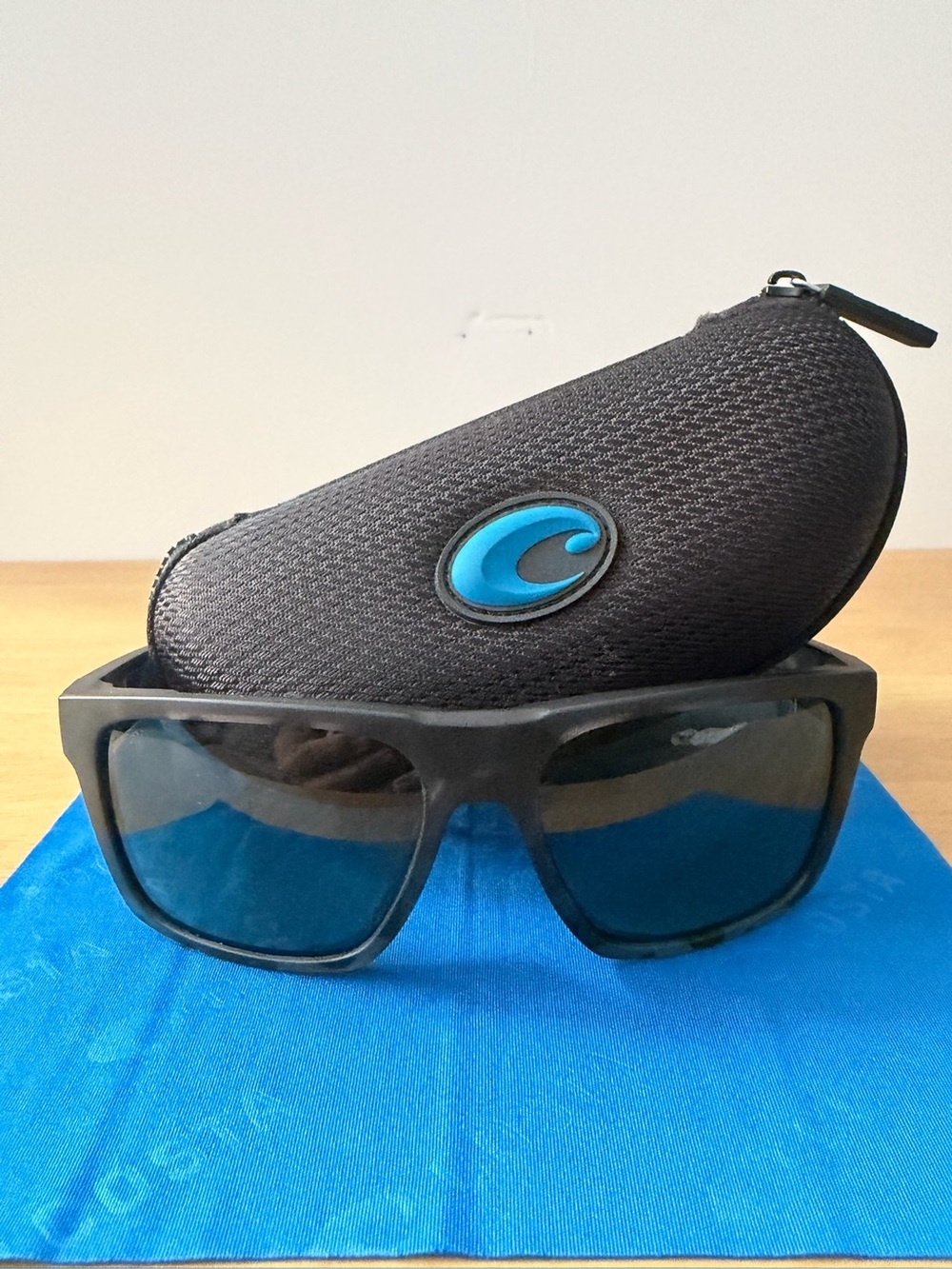 Costa Del Mar Lido 580 Polarized Sunglasses Tiger Shark Camo + Case - Picture 4 of 11